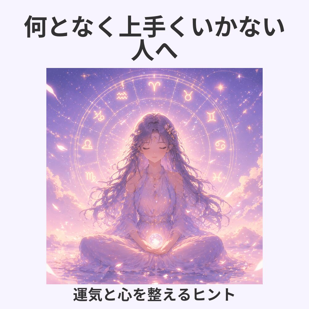 心と運気を整えるヒント